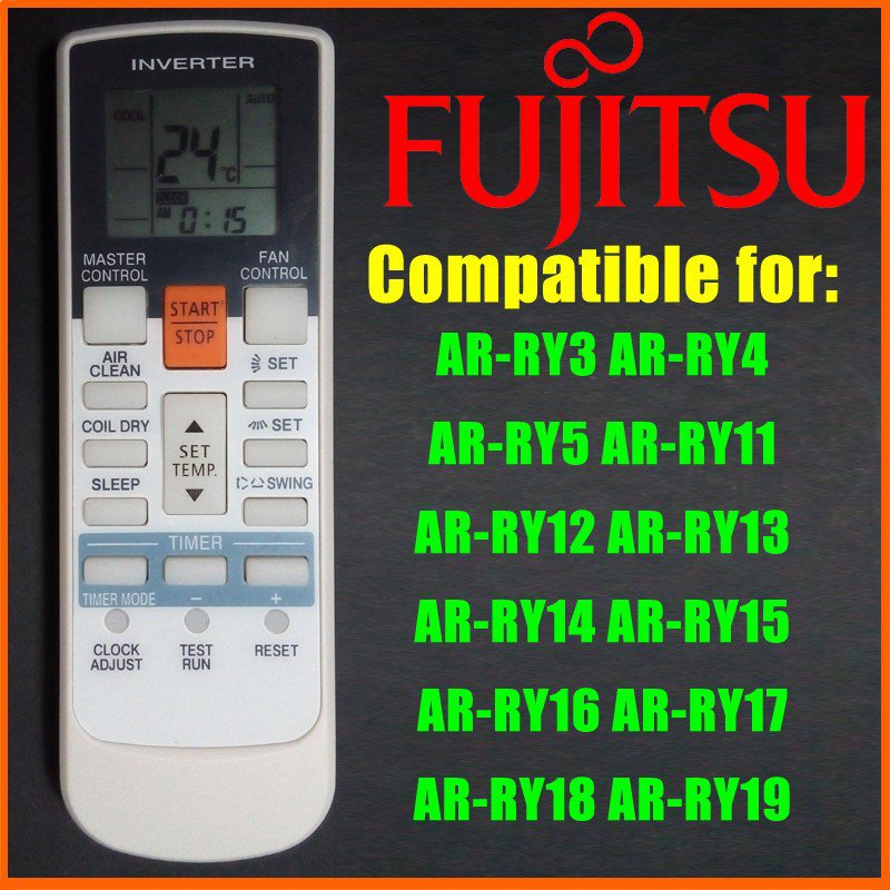 Fujitsu Air Conditioner Remote Control ARRY13 ARRY3 ARRY4 ARRY5AR
