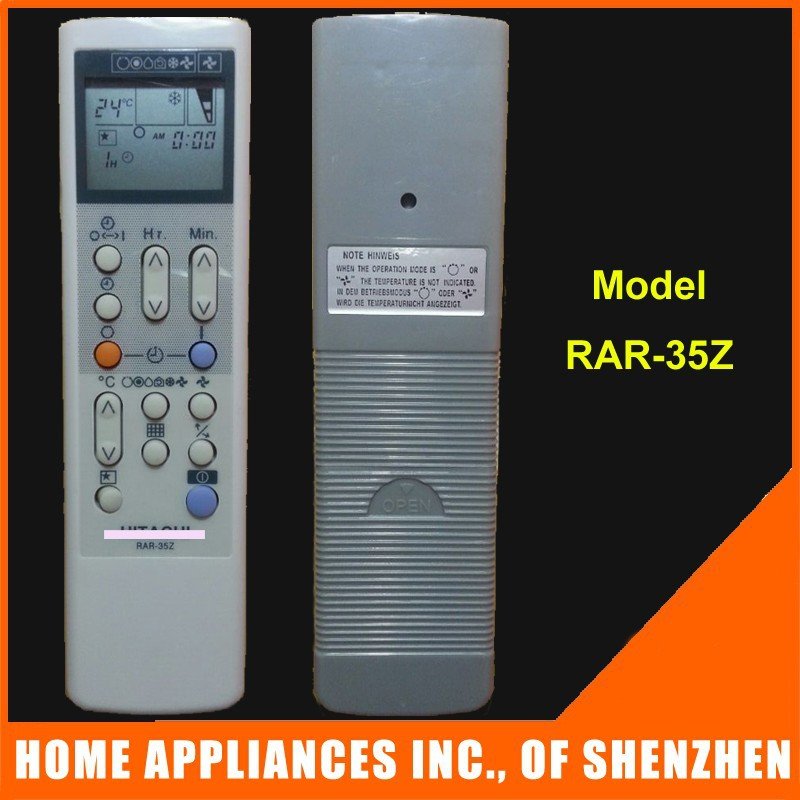 HITACHI Air Conditioner Remote Control RAR35Z for Split Portable Air