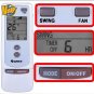 GREE LENNOX GE Comfortstar Air Conditioner Remote Control Y512 Y512F Y502 Y512FA