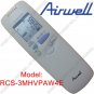 Airwell Split Air Conditioner Airwell Remote Control RCS-3MHVPAW4E Parts