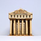 DIY Hobby 3D Solar LED Light Wooden Wood Puzzle for Temple of Zeus Toy Model