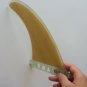 Longboard Fin 8.5" Performance core fiberglass Bamboo SUP Center Surf Water fin