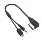 Media In AMI MDI to Stereo 3.5mm Audio & iPhone 6& Plus Adapter Cable for Car VW