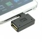 90D Ultra Flat Right Angled Micro USB 2.0 OTG Host Adapter for Galaxy S3 S4 S5