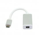 USB-C 3.1 to Mini DisplayPort DP 1080p HDTV Adapter Cable for New 12" MAC Silver