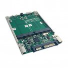 2.5" Dual Mini PCI-E mSATA SSD RAID Adapter to SATA 22pin & USB 3.0 Hardware