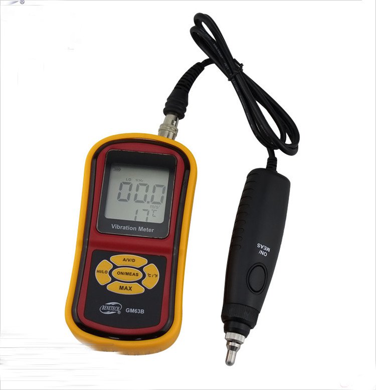 Handheld Vibration Meter Vibrometer Acceleration Velocity Displacement ...