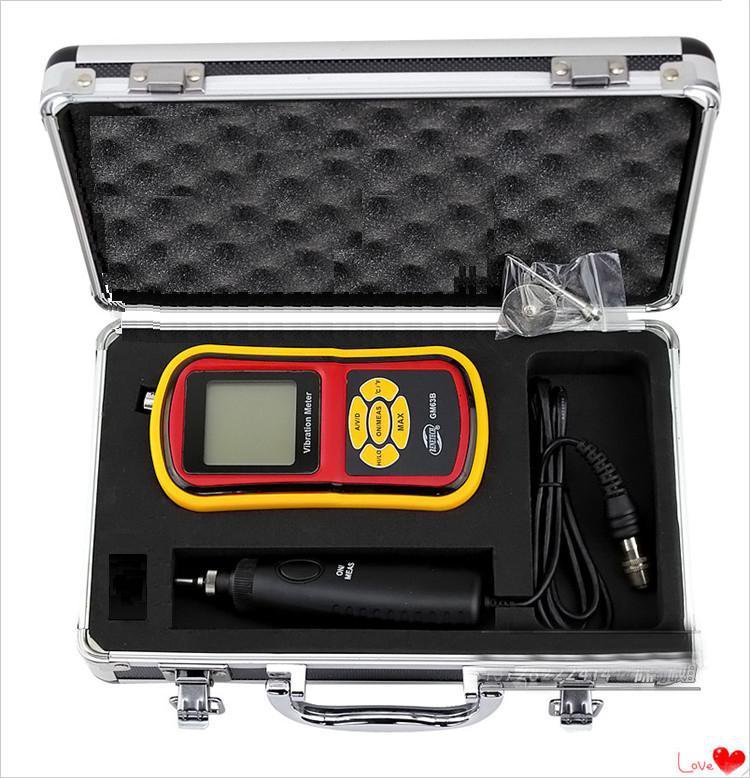 Handheld Vibration Meter Vibrometer Acceleration Velocity Displacement