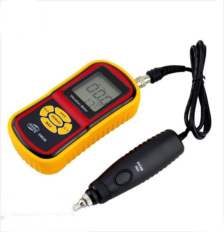 Handheld Vibration Meter Vibrometer Acceleration Velocity Displacement