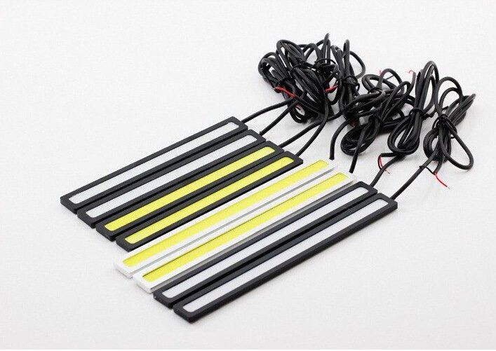 High Quality 20cm Car COB LED DRL Driving Daytime Running Safety Fog Light Lamp