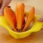 Stainless Mango Peach Fruit Slicer Splitter Cutter Pitter Craft Kitchen Tool