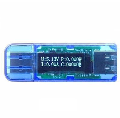 OLED USB Voltage Current Meter Detector Power Capacity Tester Blue or White LED