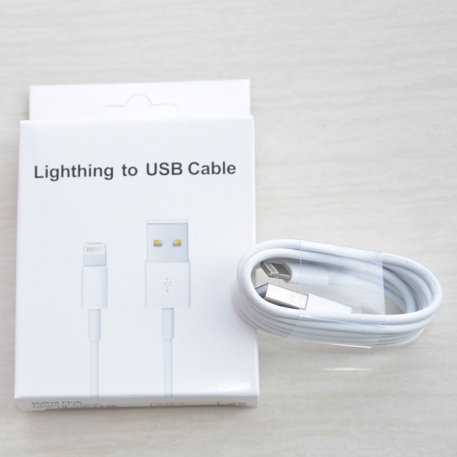 New OEM Lightning USB Sync Data Cable Charger For Apple iPhone 5 5S 6 6s 6plus