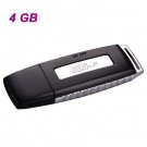 4G Rechargeable Portable USB Flash Recording Drive Record Voice Sound Recorder