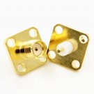 10pcs SMA Female with 4 Holes Flange Deck Solder RF Connector