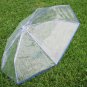 Automatic folding umbrella Clear Umbrella Three Folding Umbrella PE Transparent