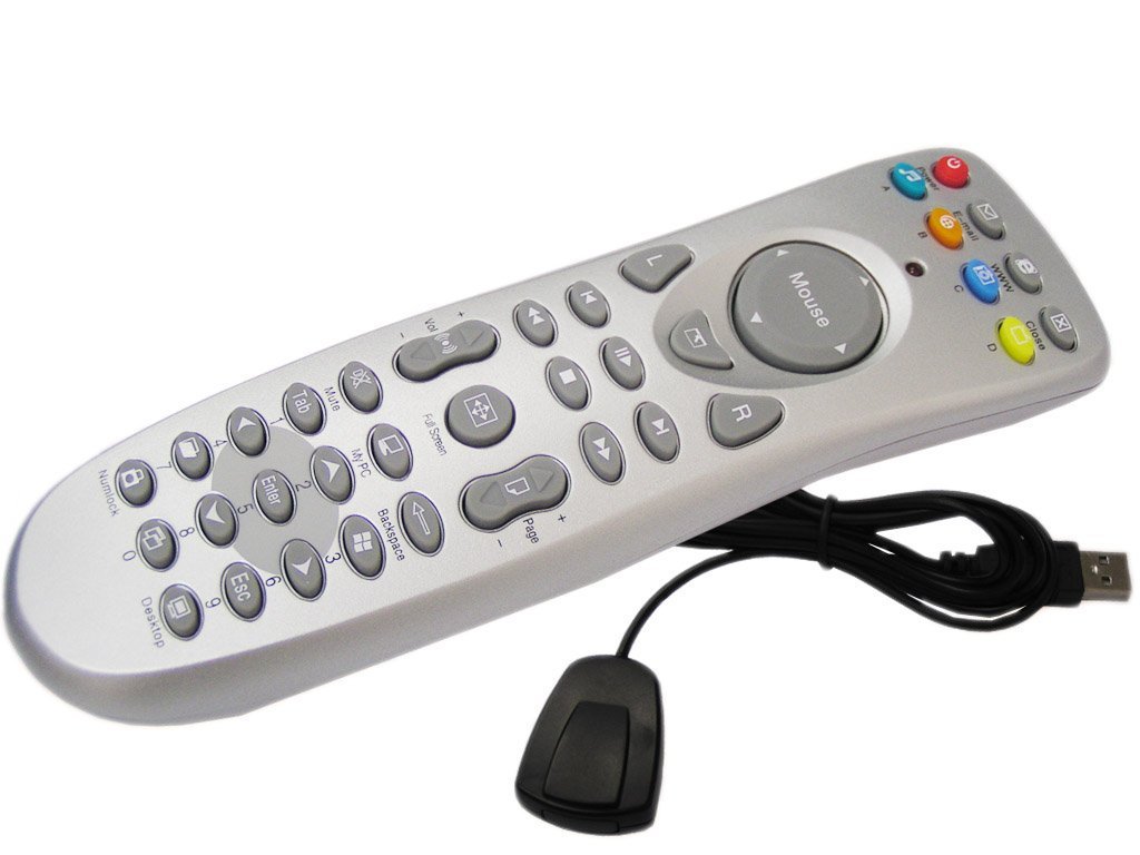 USB Computer Remote Mouse Control Windows Media Center Centre Player XP Vista 7