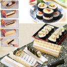 10PCS Sushi Maker Kit Rice Roll Mold Kitchen DIY Easy Chef Set Mould Roller Tool