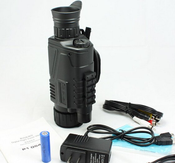 5X40 Digital IR Night Vision 5 MP Pixel Monocular 200m Range Takes Photo Video