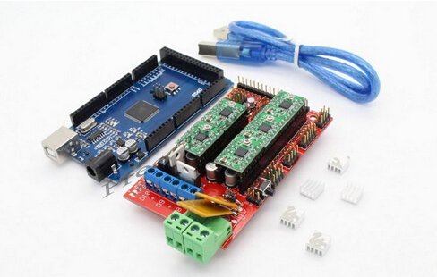 Arduino Shield 3D Printer Kit RAMPS 1.4 Mega 2560 A4988 Motor Extruder RepRap
