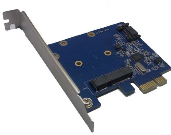 Подключение msata ssd в разъем mini pci e