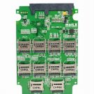 Micro SD TF Memory Card x 10 to SATA SSD Adapter & RAID Quad 2.5" SATA Converter