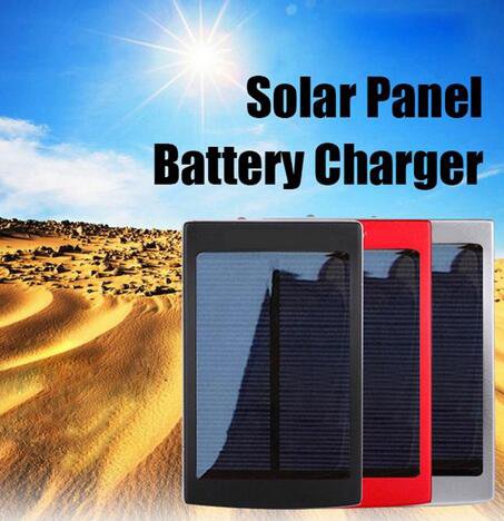 Hot 50000 mAh Dual USB Solar Panel Power Bank Battery Charger for Cell Phone