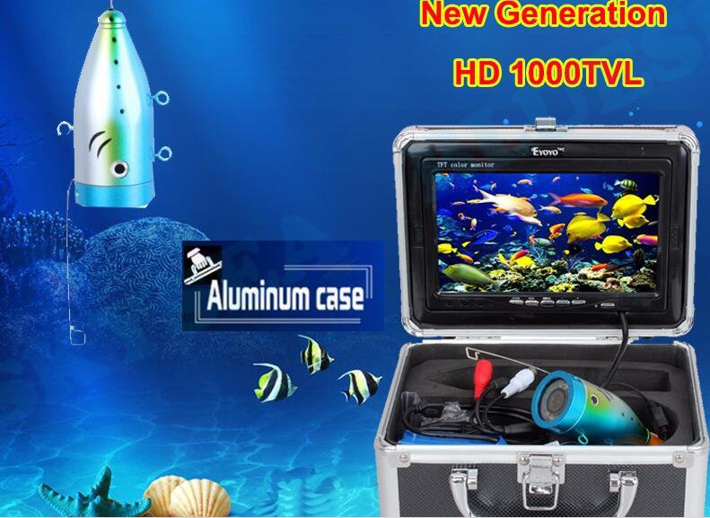 Check Fish Finder Under Water Underwater Ice Fishing Camera 7" Color HD Monitor