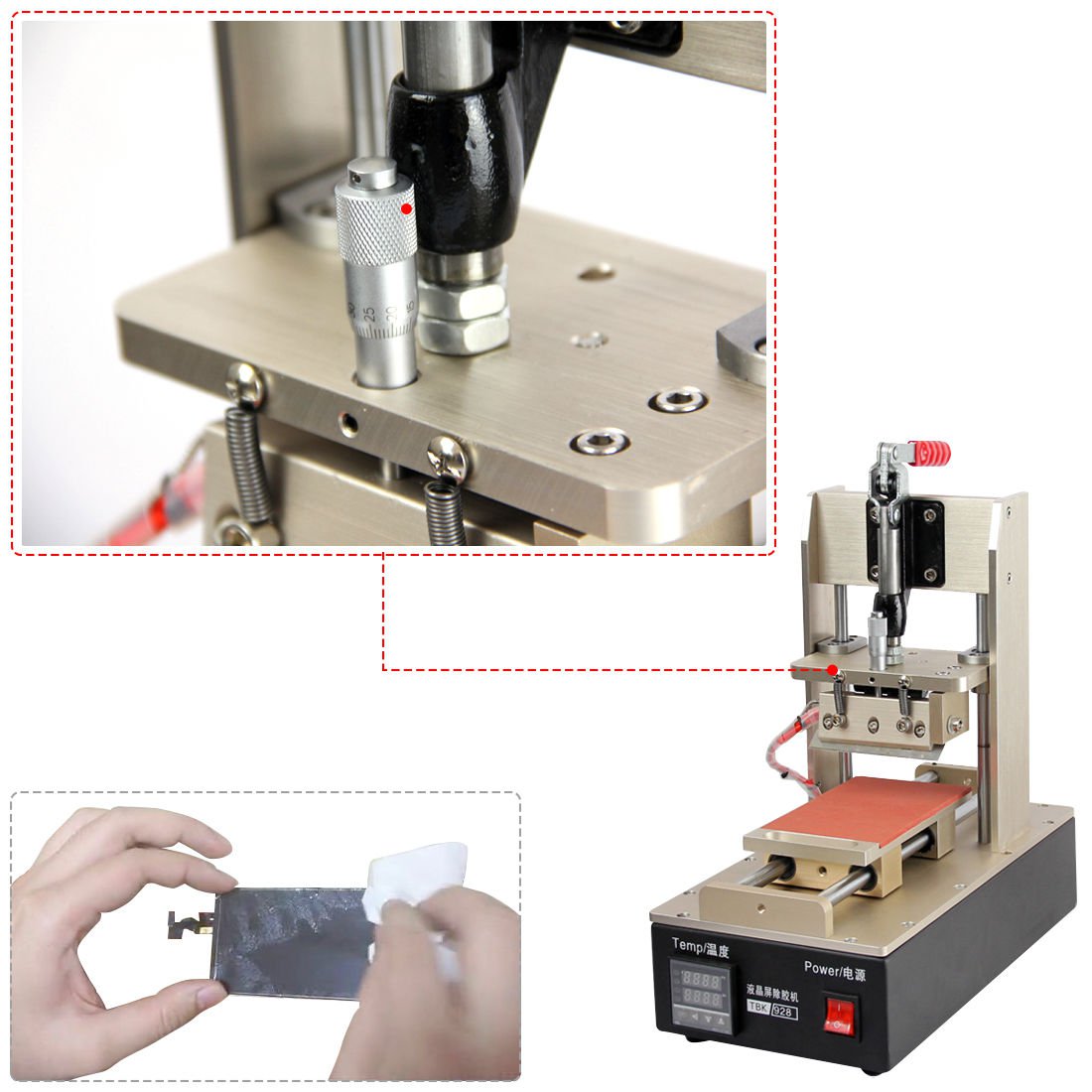 Glue Remover OCA UV Glue Adhesive Remove Machine for Phone iPhone 4 5 6
