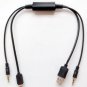 CABLE USB TO AUX ADAPTOR INTERFACE LEAD for BMW MINI COOPER IPOD IPHONE 5S 5C IPAD