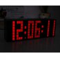 Remote LED Digital Wall Clock Table Duai Alarm Timer Stopwatch Countdown Snooze