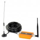 2G 3G 4G Cell Phone Lightning-Proof Signal Booster with 0.6" LCD Golden Black