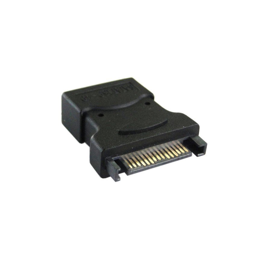 SATA 15 P Pin Power connector male to Molex 4P IDE Male Hard Drive Adapter