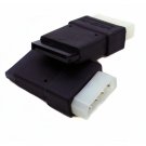 4 Pin Molex PC IDE Male to 15 pin SATA Female Power Adapter convertor connector