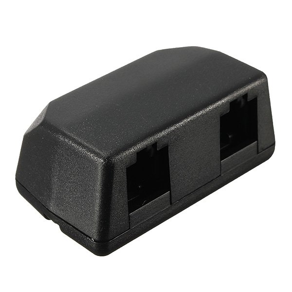 2 x Black 3.5mm Dictaphone Telephone Recording Adapter for Digital Voice Recorder