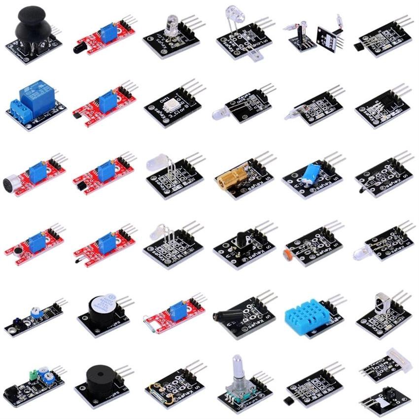 New 37 in 1 Box Sensor Module Kit for Arduino Starters Beginner UNO R3 MEGA NANO