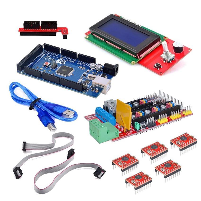 3D Printer Controller RAMPS 1.4 Mega 2560 R3 5x A4988 2004 LCD ...