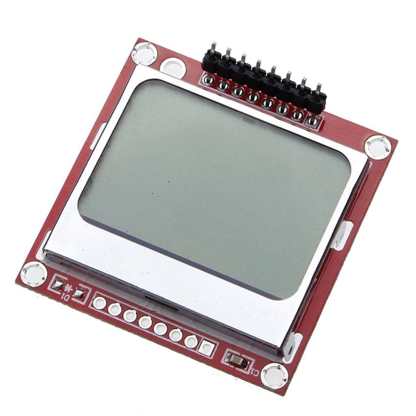 2X 84x48 Pixel LCD Module White Backlight Adapter Led PCB For Nokia 5110 Arduino