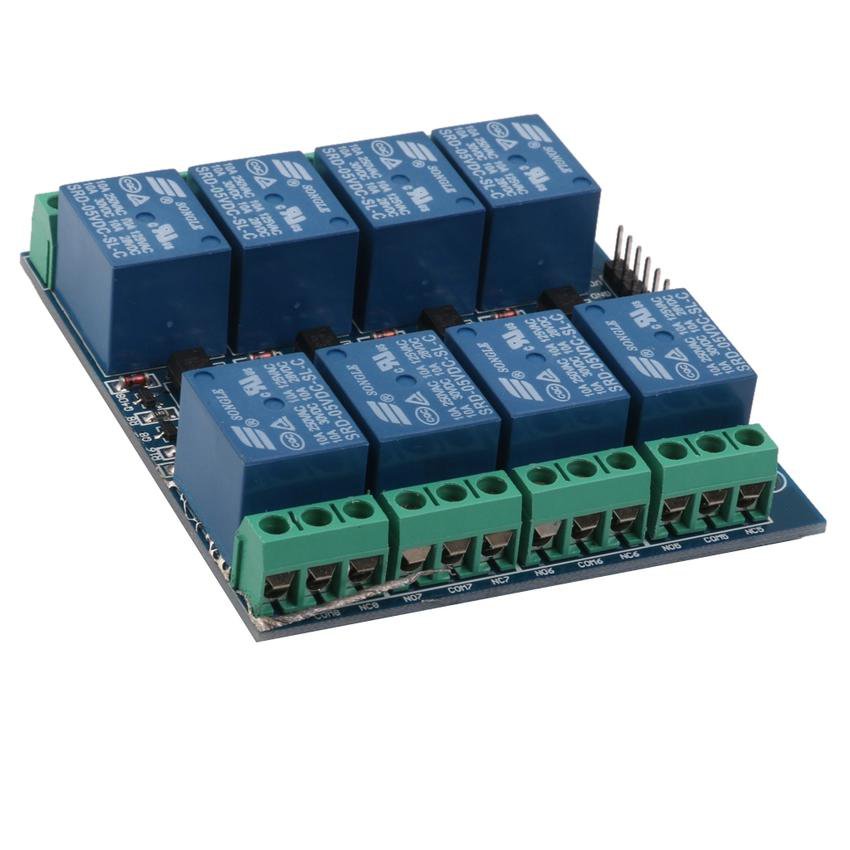 5V 10A 8 Channel Port Relay Module Optical Isolation for Arduino ...