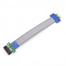 High Quality PCI-E Express PCIE PCI E 1X Riser Extender Card with High Speed FFC Flexible Cable 20cm
