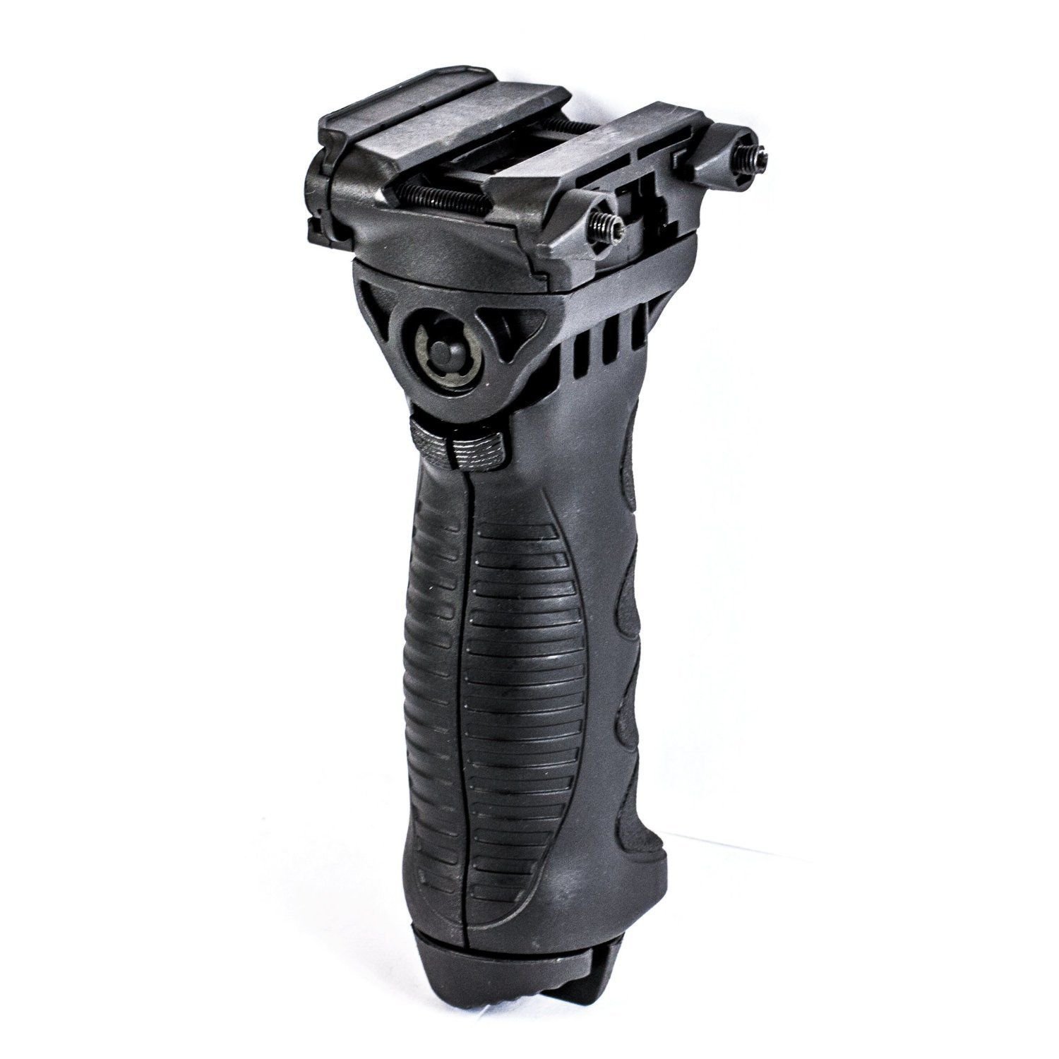 Tactical Bipod Grip Foldable Foregrip Swivel Rotating Firearm Fits Picatinny Rail Rifle Mount 1242