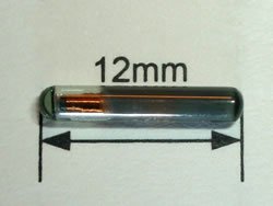 5 pcs Micro Small Glass Tag 125KHz RFID EM Proximity Induction Token 2.12 x 12 mm