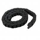10 x 20 mm Black Plastic Drag Chain Cable Carrier For CNC Router Mill 3D Printer
