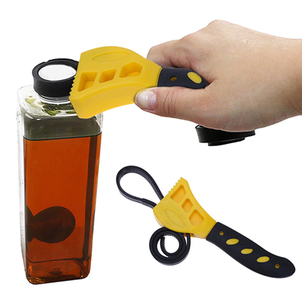 Universal Adjustable Rubber Strap Wrench Spanner for Oil Filter Car Motor Repair