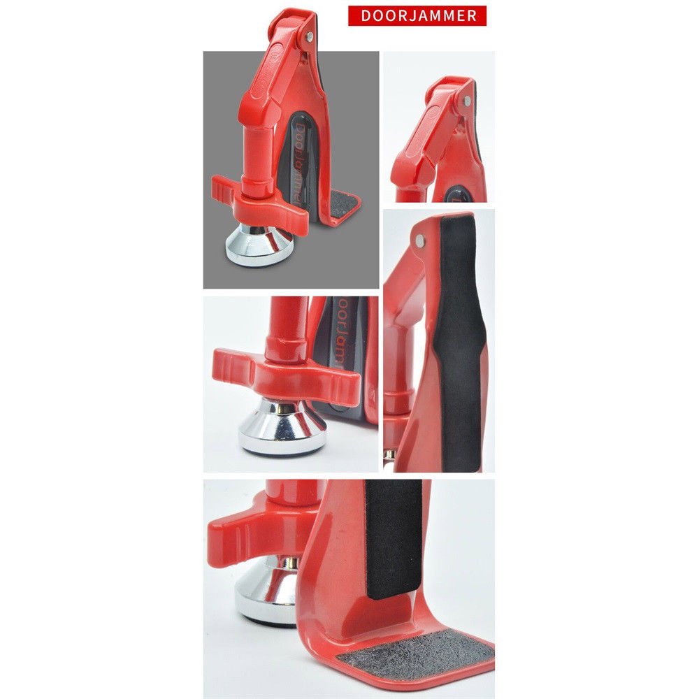 Door Jammer Portable Doors Lock Brace for Home Hotel Security Travel