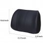 Leather Car Seat Pad Chair Lumbar Back Pain Pillow Support Cushion Home Office
