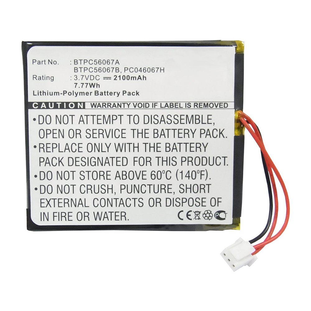 MT-1000C-BTP Battery 4 Crestron MT-1000C MiniTouch Handheld Wireless Touchpanel