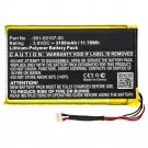 3100mAh 361-00107-00 Battery for Garmin GPSMAP 66i (010-02088-01) Hiking GPS