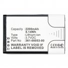 Garmin Montana 600, 600T, 650, 650T, 680, 680T GPS Battery 361-00053-00 2200mAh