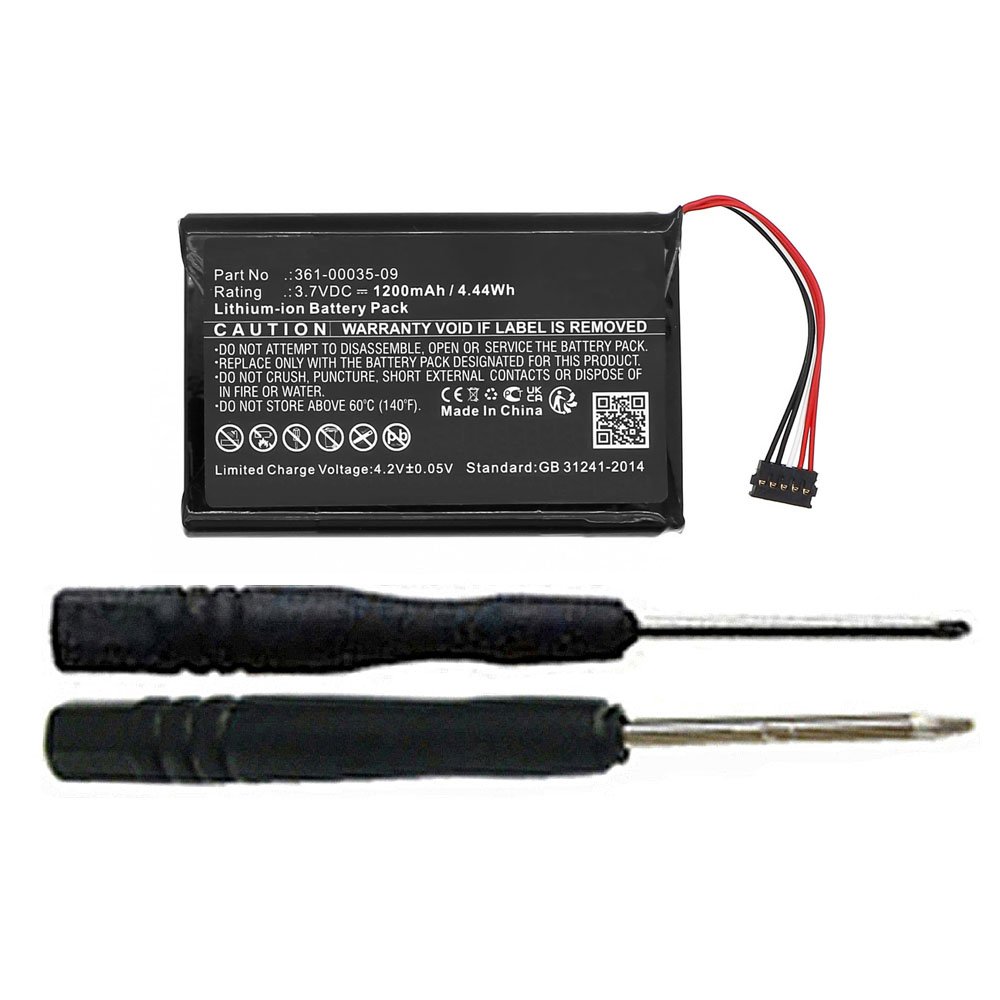 Garmin T5 Mini & TT15 Mini Collar Replacement Battery 10-11828-40, 361-00035-09